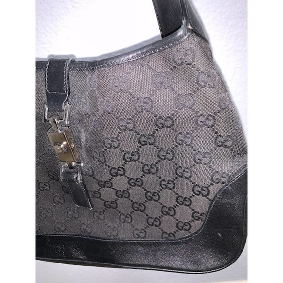 GUCCI Jackie GG Black Hobo *EUC* - Picture 3 of 11